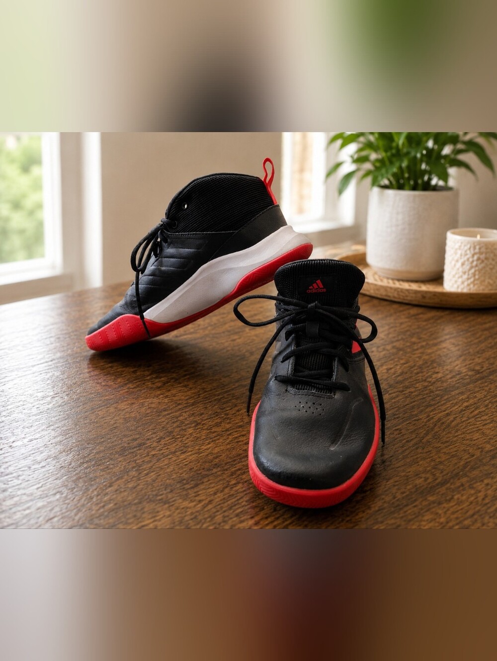 Youth- adidas Own The Game Wide basketball shoes